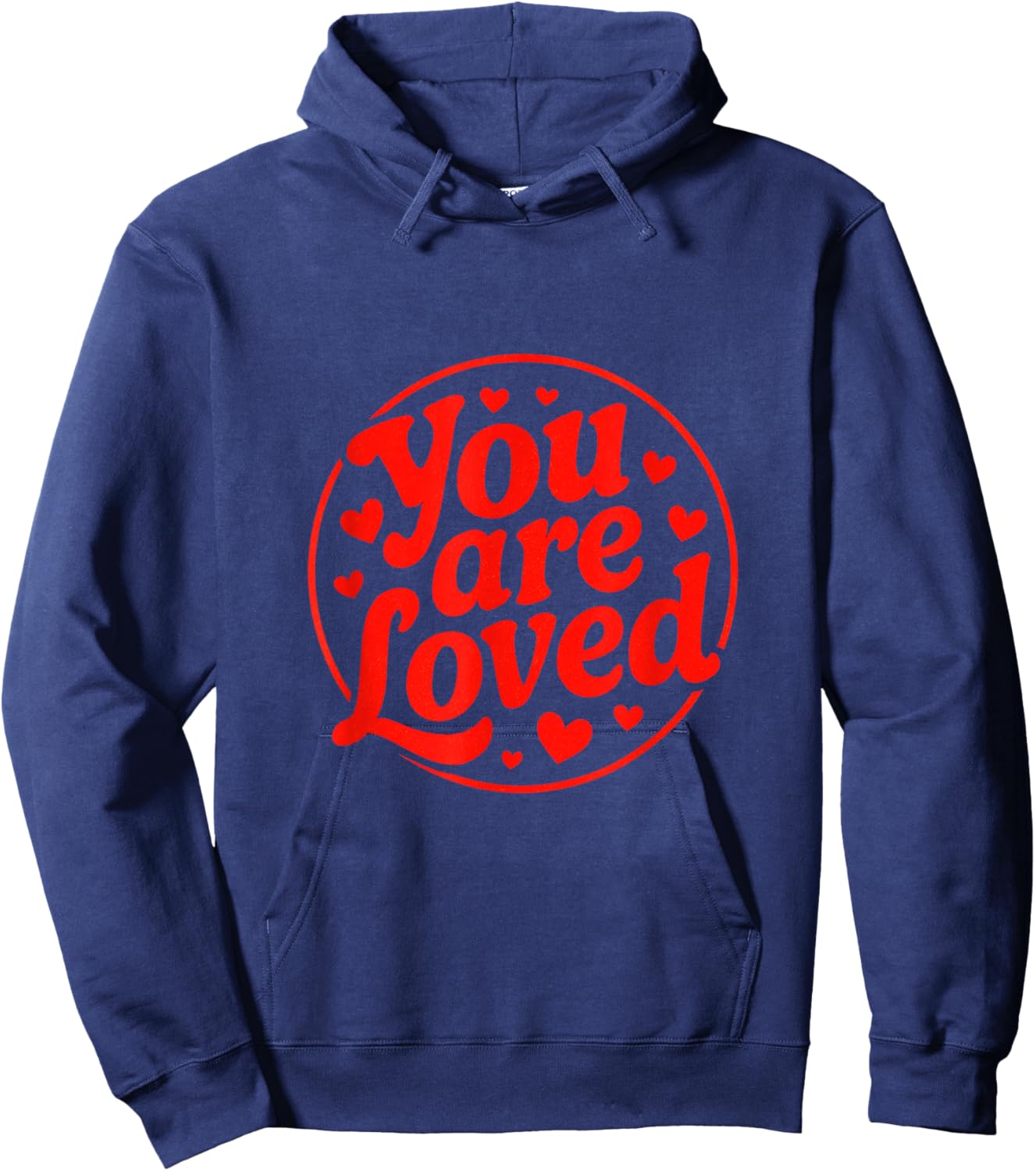 You are Loved - Funny Valentine Hearts Hoodie - Hoodie | Navy