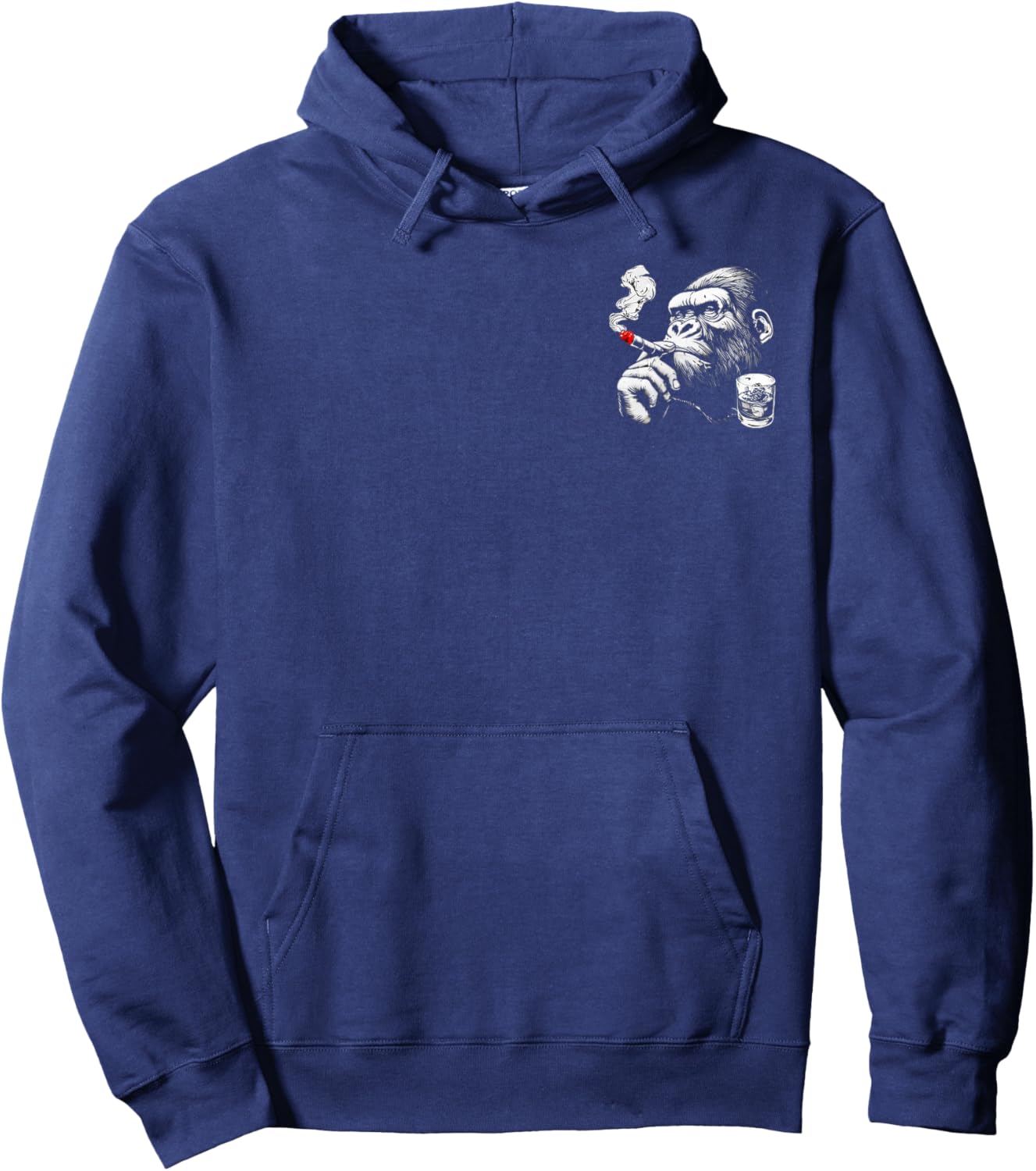 (2 Sided) I'm A Simple Old Man I Am Grumpy and I Like Boobs Hoodie - Hoodie | Navy