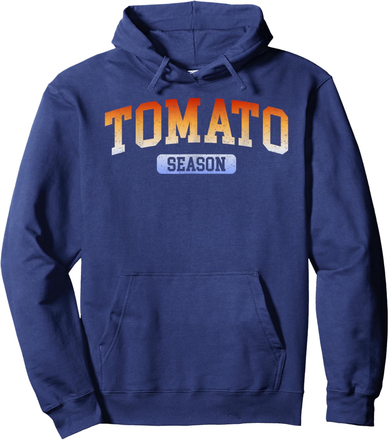 Tomato Season Retro Vintage Hoodie - Hoodie | Navy