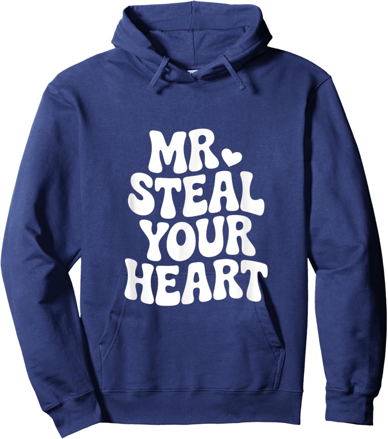 Mr Steal Your Heart Valentine's Day Boys Toddler Kids Hoodie - Hoodie | Navy
