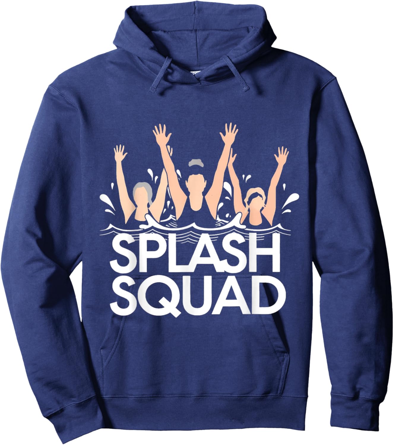 Water Aerobics Aqua Waterobics Instructor Splash Squad Hoodie - Hoodie | Navy