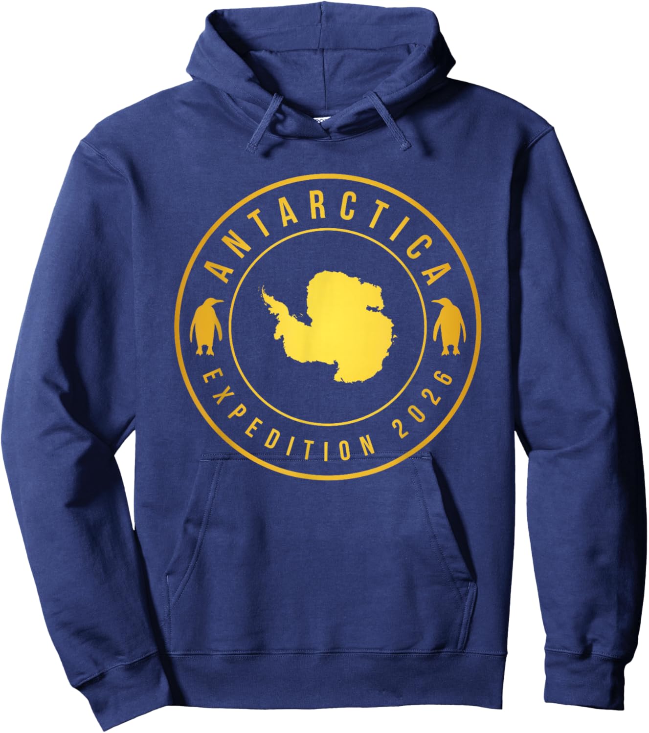 Antarctica Expedition 2026 - Retro Souvenir Hoodie - Hoodie | Navy