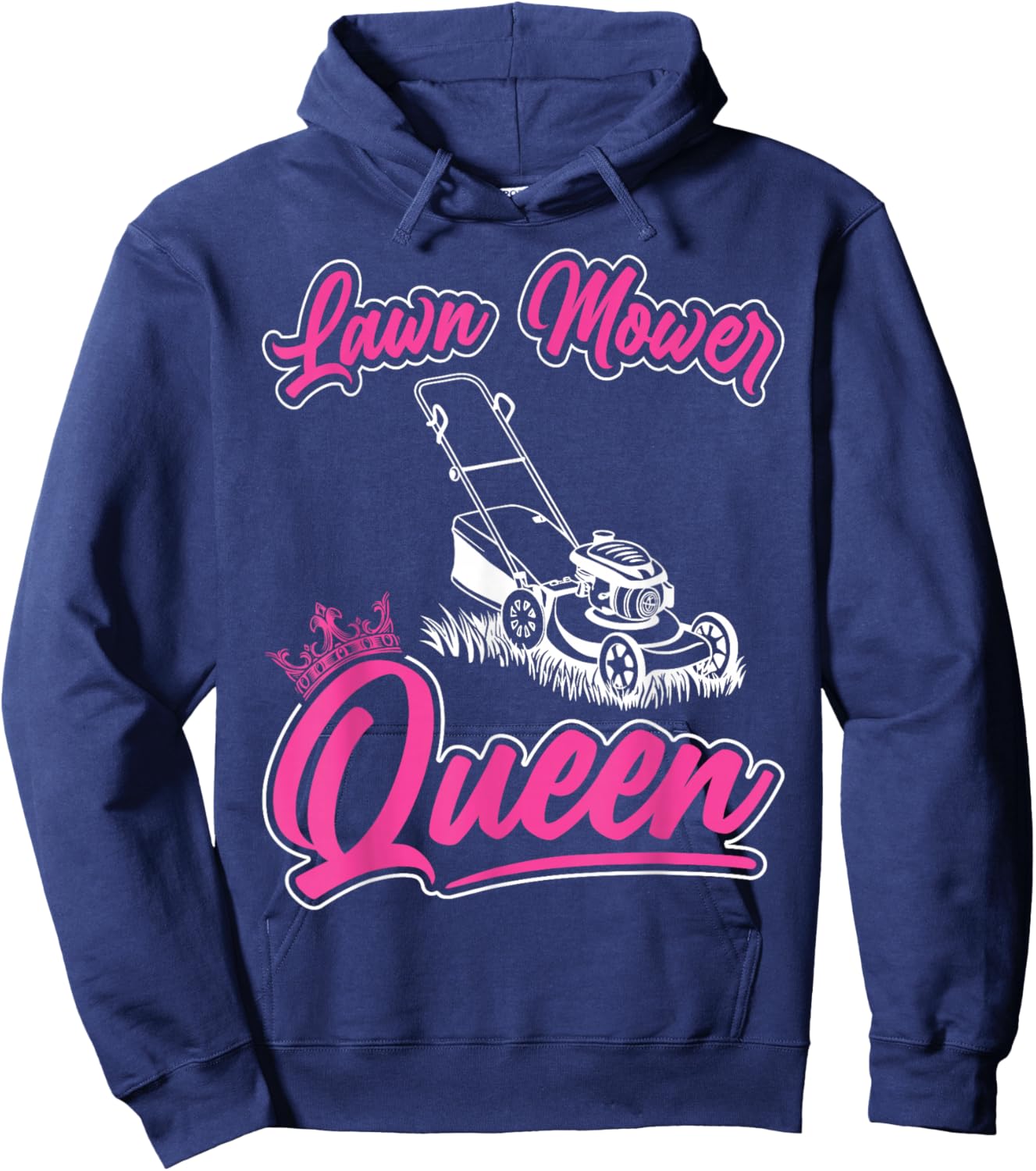 Lawn Mower Queen Hoodie - Hoodie | Navy