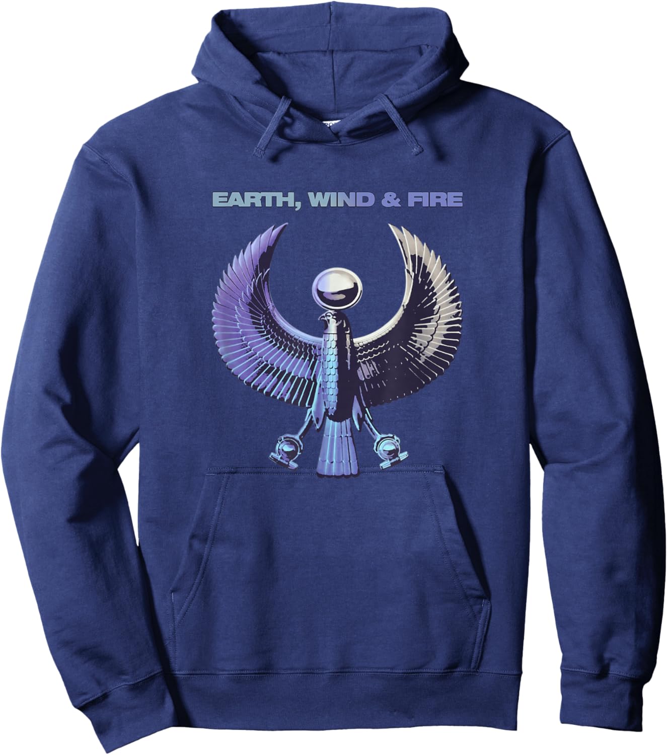 Earth, Wind & Fire Wing Emblem Hoodie - Hoodie | Navy