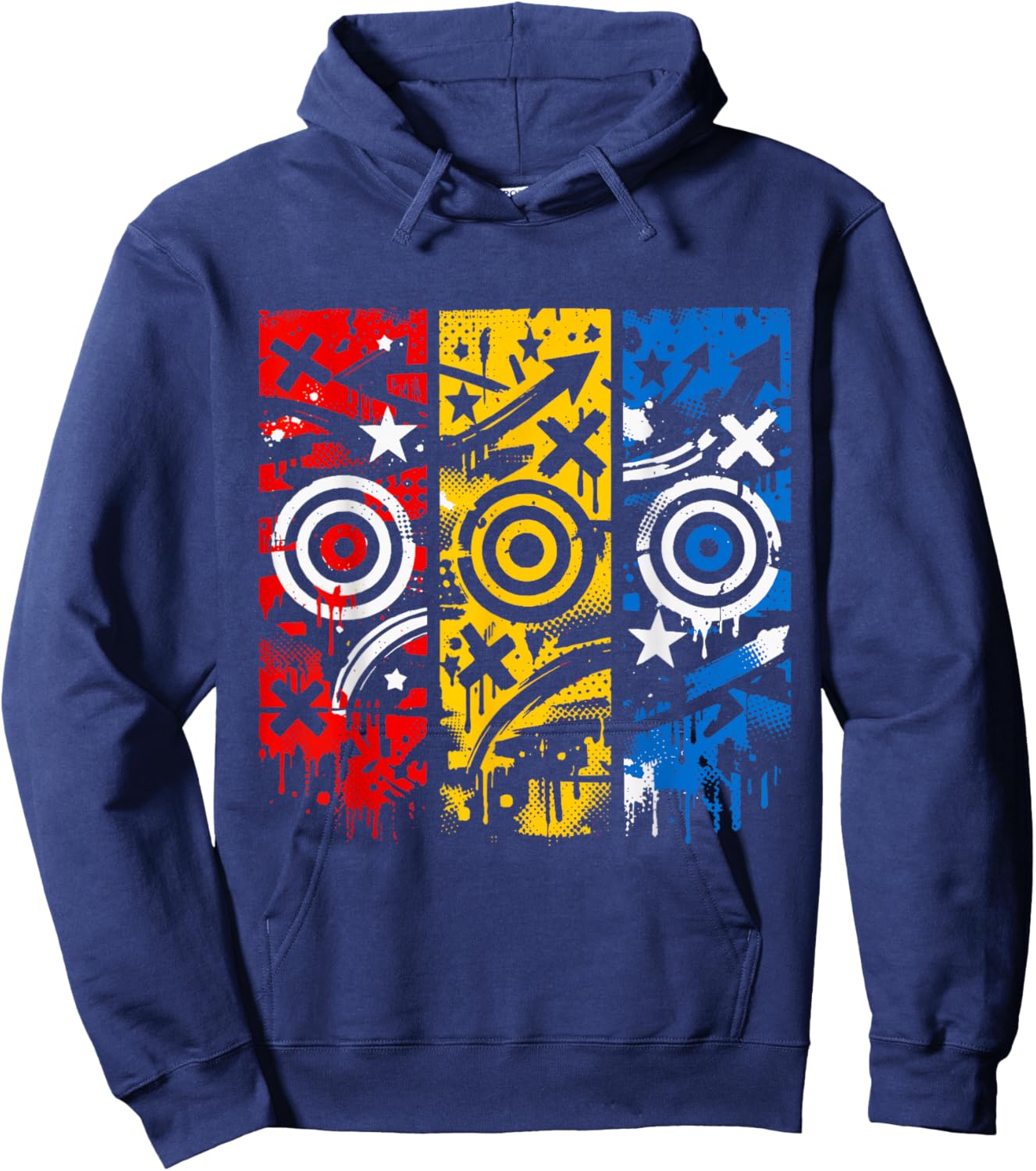 Frutiger Metro Grunge Emo Vintage Hoodie - Hoodie | Navy