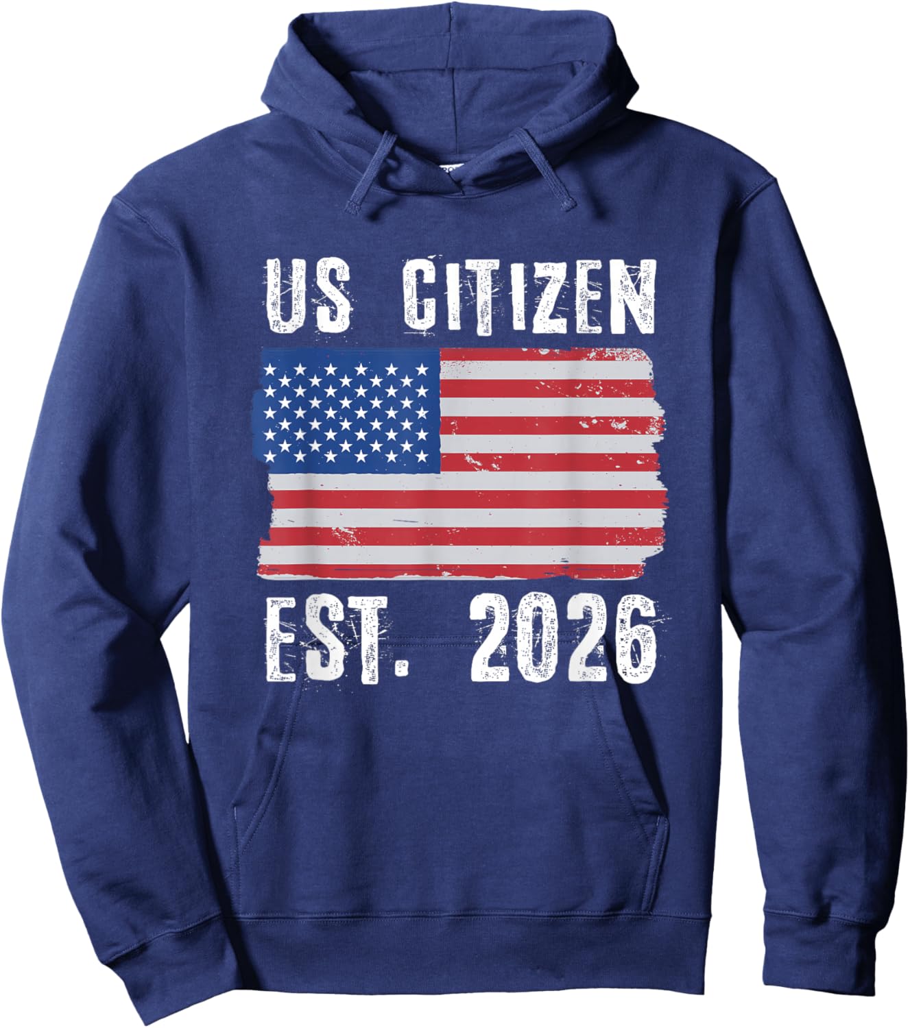 US Citizen Est. 2026 Citizenship New USA Citizen Hoodie - Hoodie | Navy