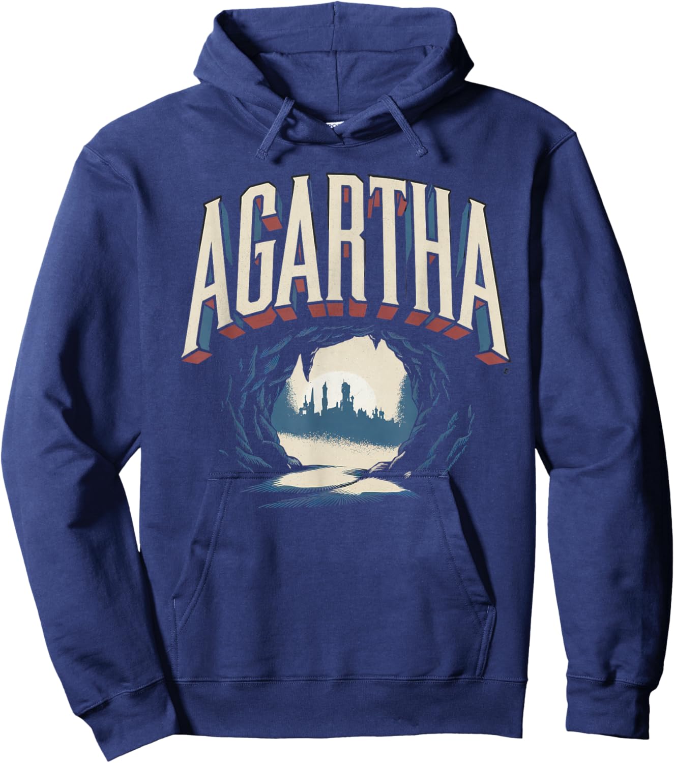 Agartha City UFO Conspiracy Theory Sci Fi Gaming Hoodie - Hoodie | Navy