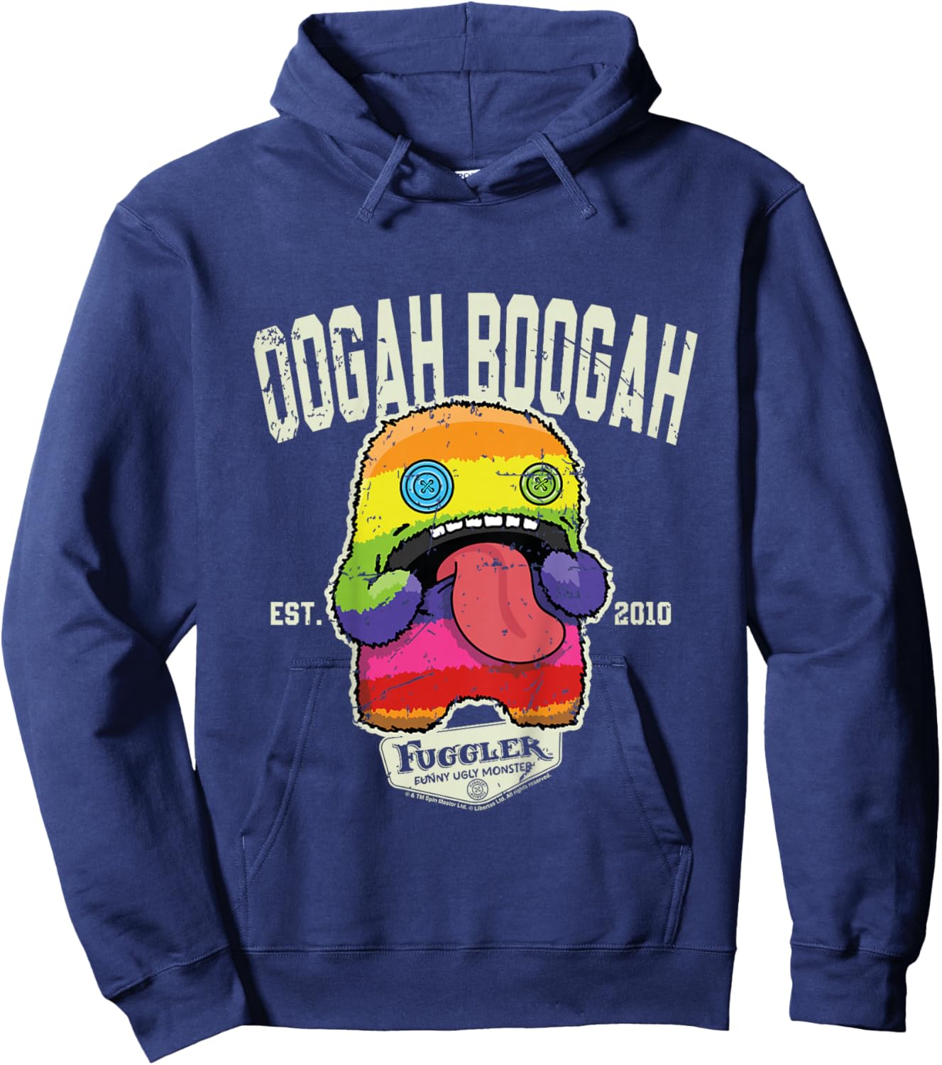 Fuggler Oogah Boogah Laboratory Misfits College Sports Kids Hoodie - Hoodie | Navy