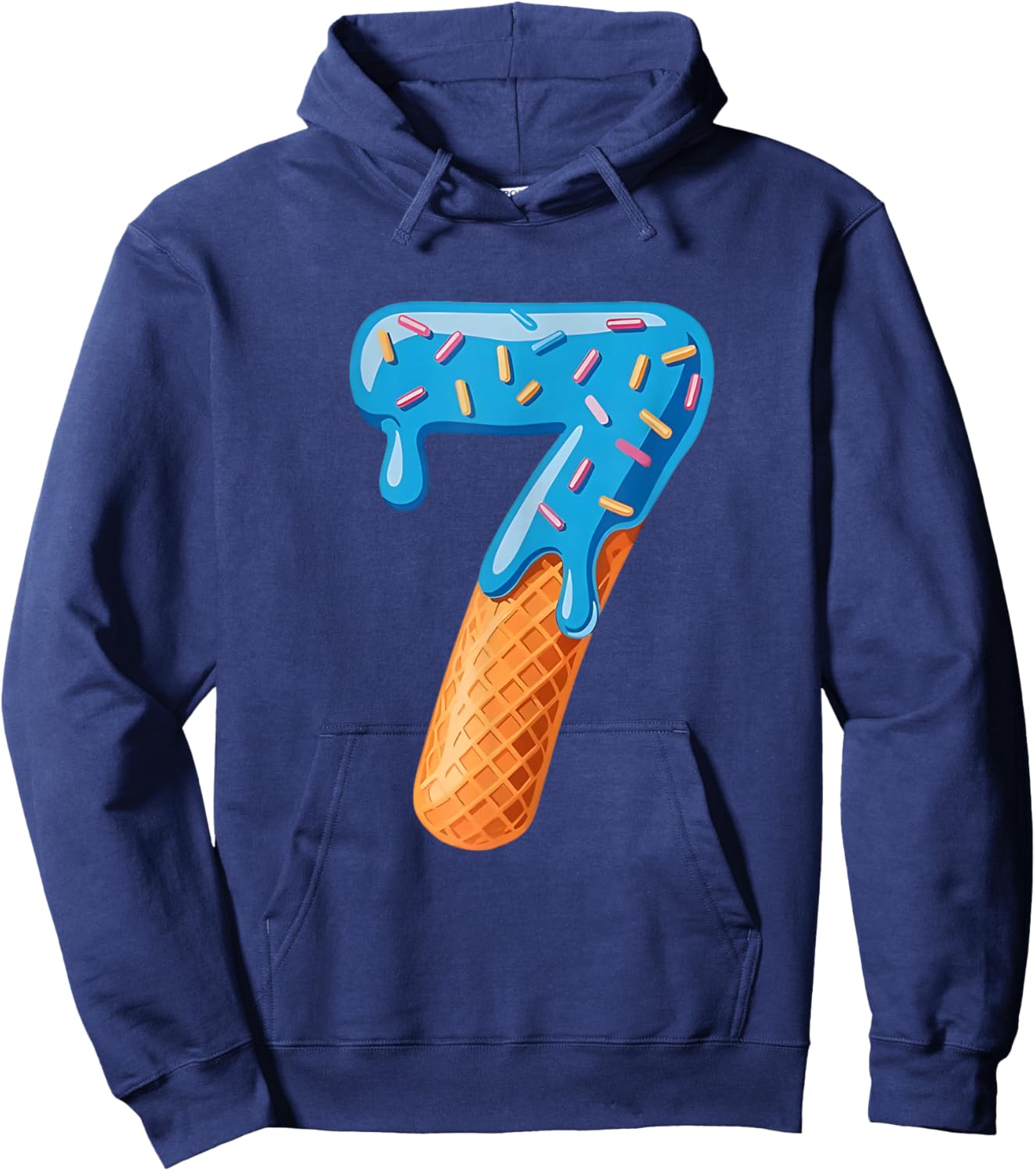 Funny 67 Ice Cream Drip Meme Matching Group Costume Hoodie - Hoodie | Navy
