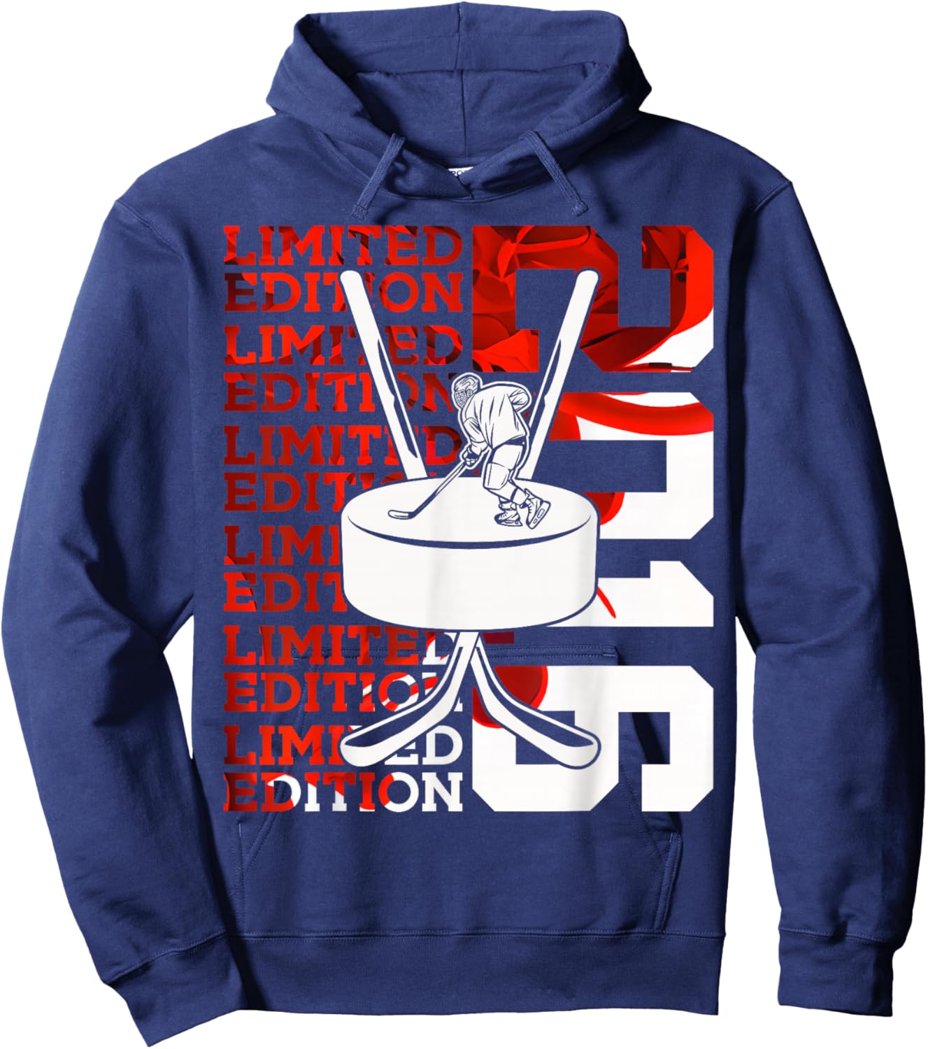 Limited Edition 2016 ICE Hockey 10TH Birthday Hoodie - Hoodie | Navy