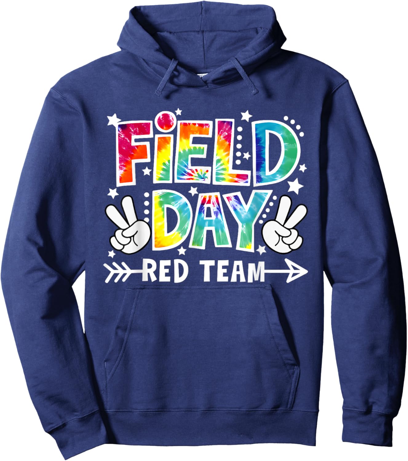 Field Day Red Team Funny for Teacher Kids Field Day Games Hoodie - Hoodie | Navy