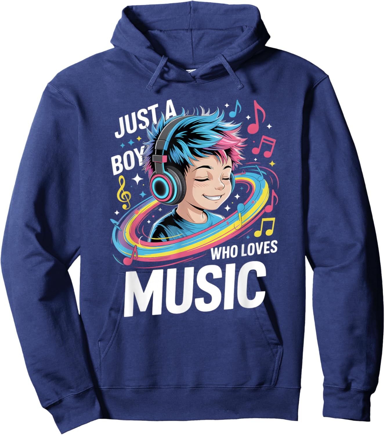 Boys Music Hoodie - Hoodie | Navy