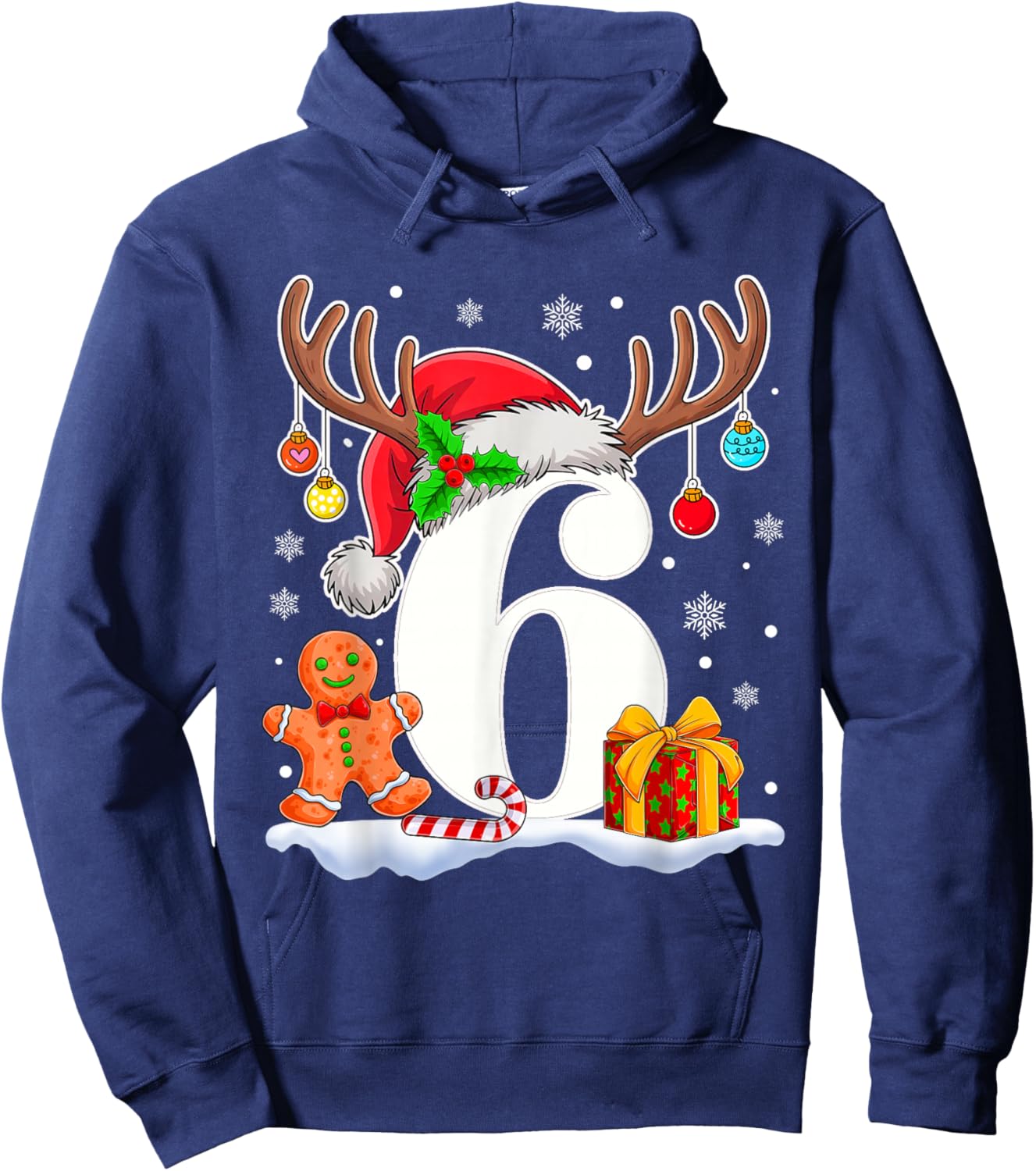 Funny 67 Six Seven Meme Couple Pajamas Matching Christmas Hoodie - Hoodie | Navy