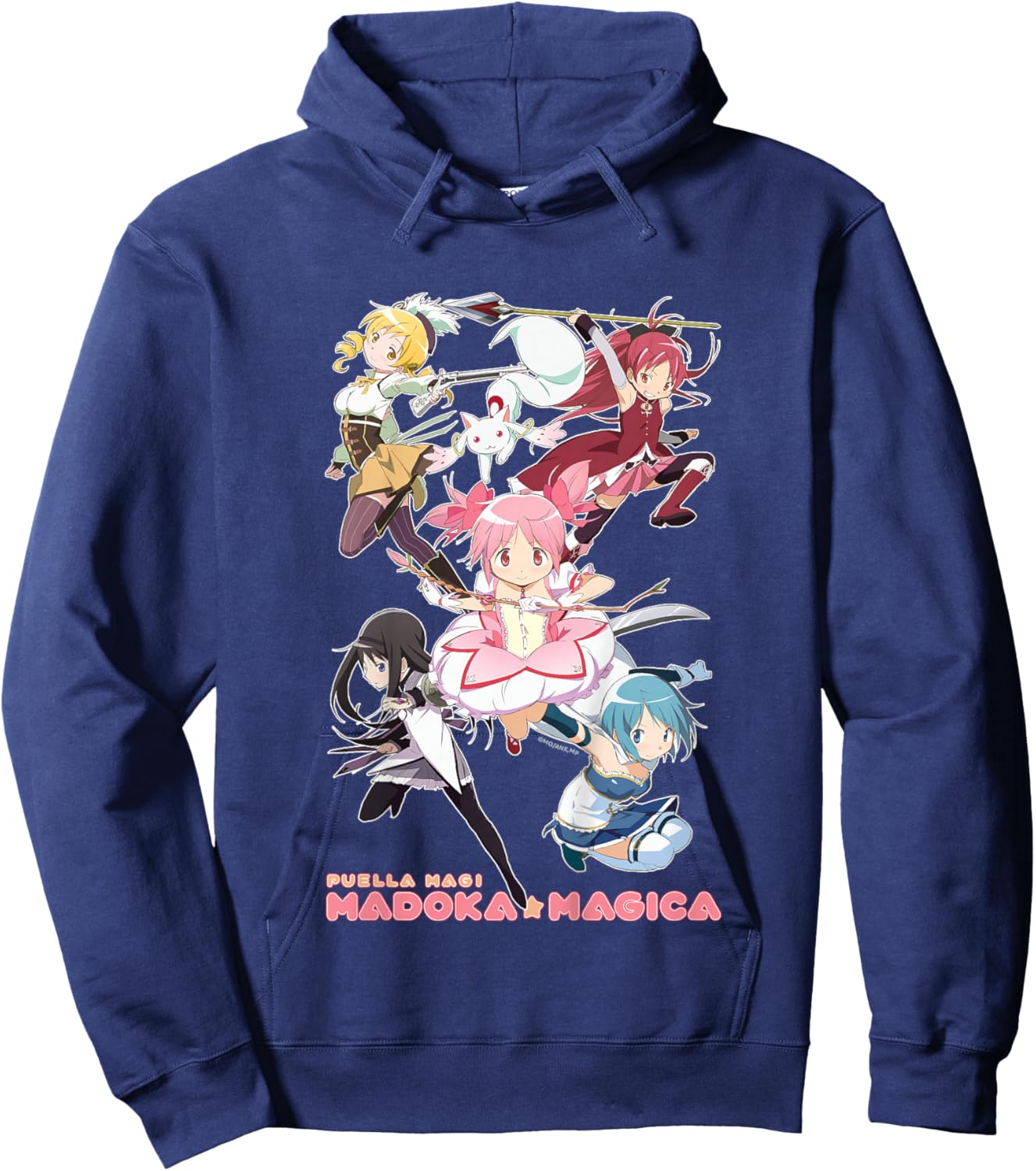 Puella Magi Madoka Magica Kyubey & Co Anime Kids Hoodie - Hoodie | Navy