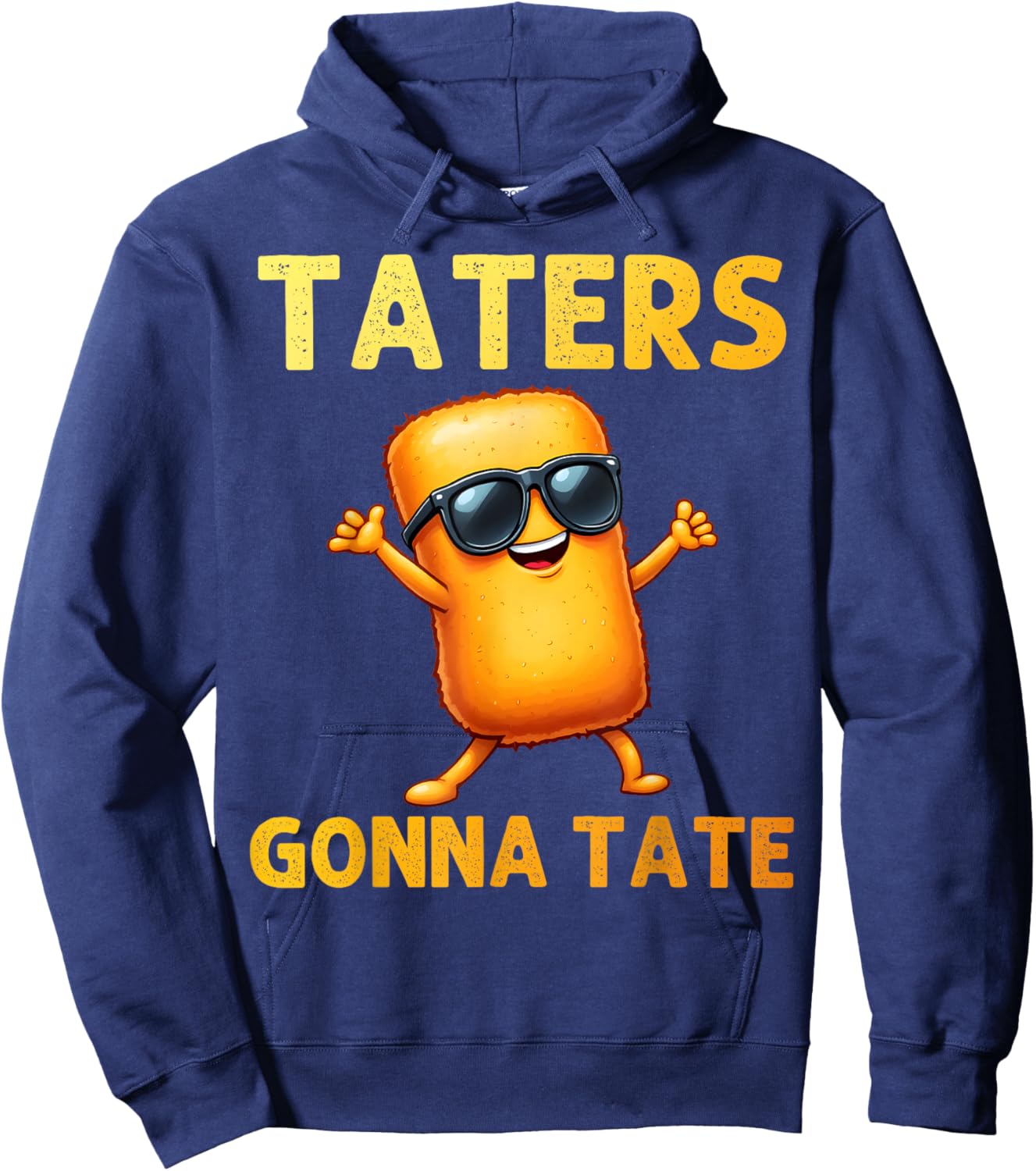 Best Tater Tot Art Women Kids Potato Tater Tot Lover Hoodie - Hoodie | Navy
