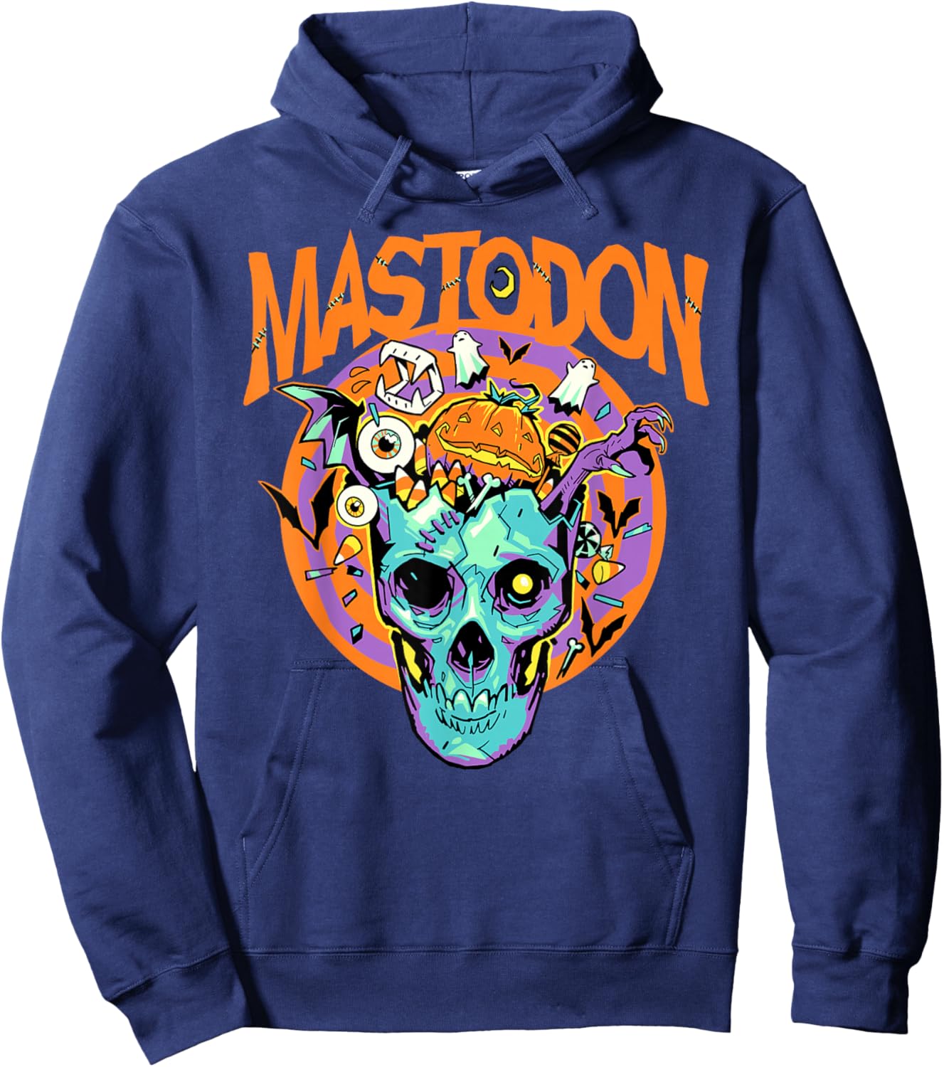 Mastodon – Sam Splosion Orange Hoodie - Hoodie | Navy
