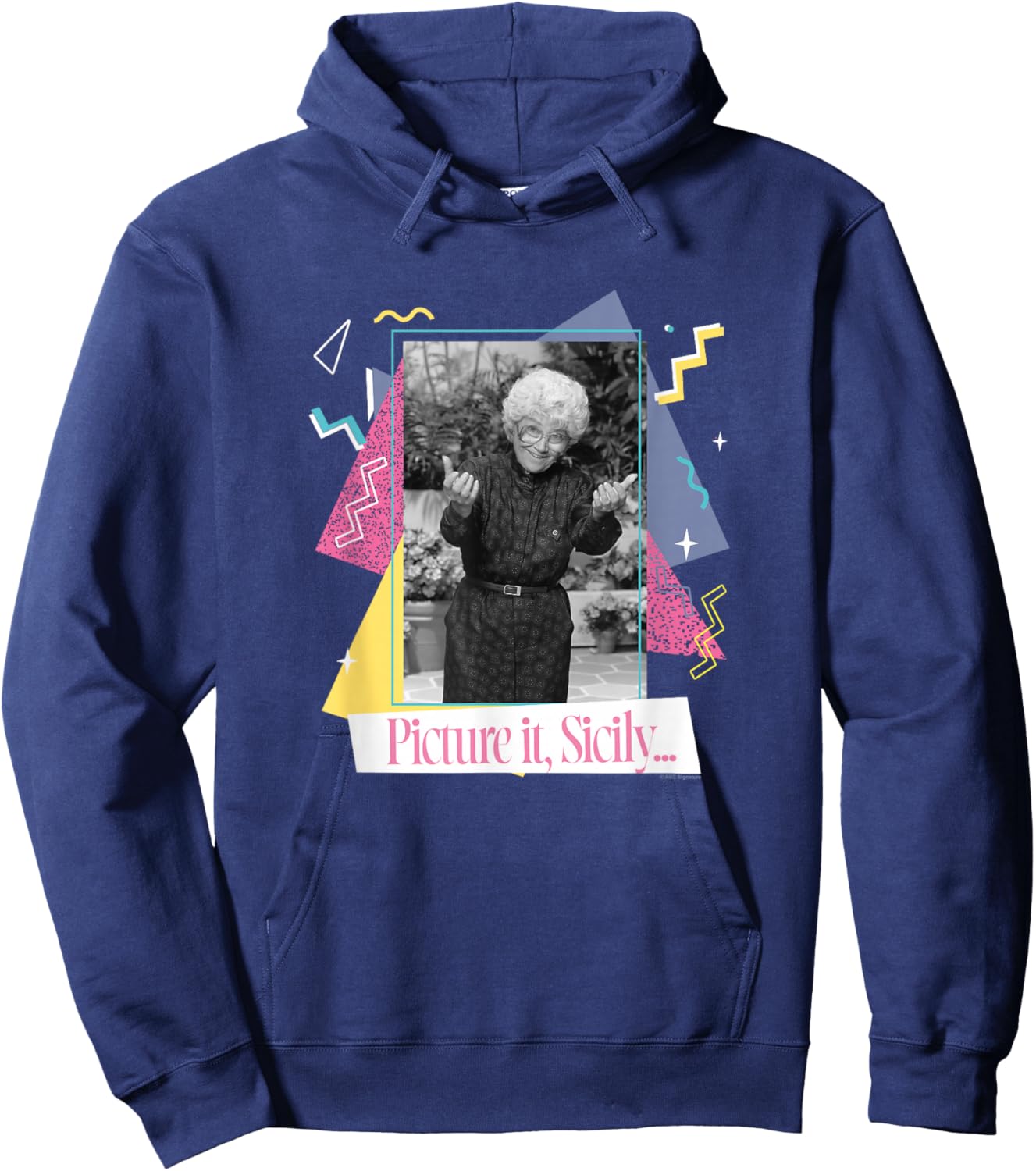The Golden Girls Sophia Petrillo Picture It, Sicily TV Show Hoodie - Hoodie | Navy