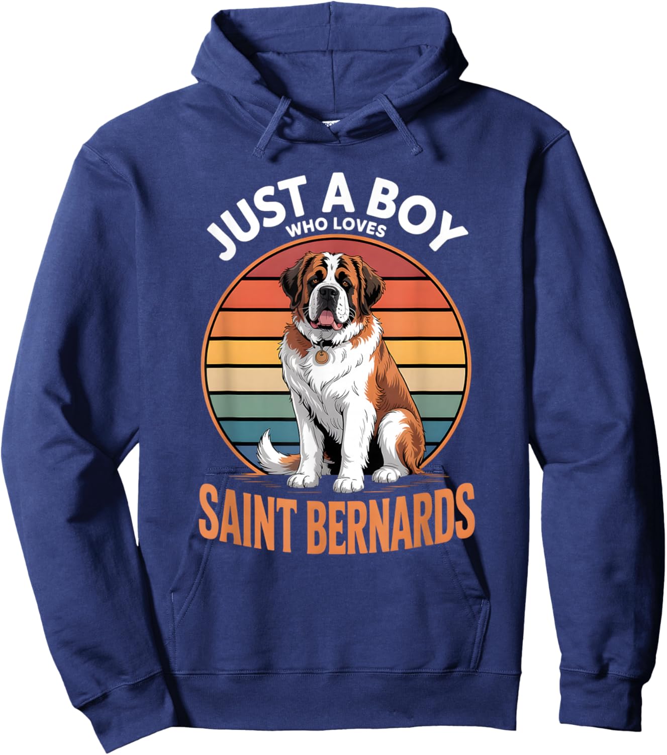Boys Saint Bernard Hoodie - Hoodie | Navy