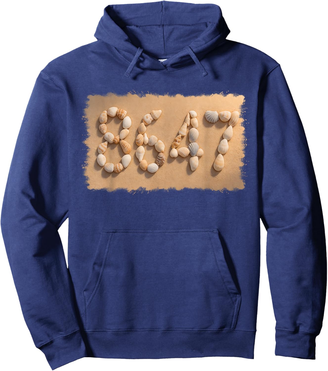 86 47 8647 Shirt 86 47 Seashells Sea Shells Summer Beach Hoodie - Hoodie | Navy