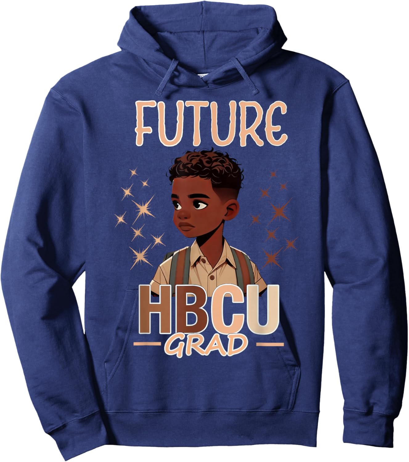 Future HBCU Grad Graduation Boy Hoodie - Hoodie | Navy