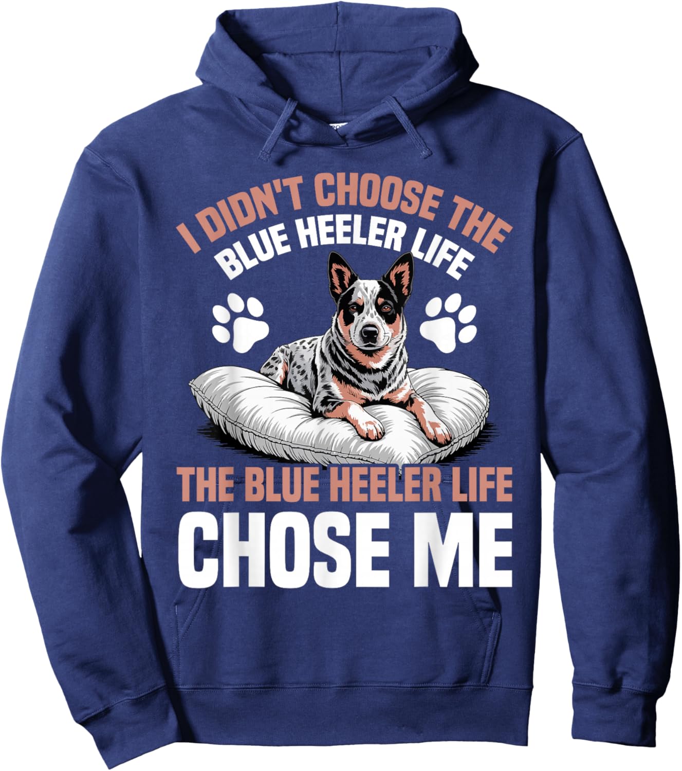 Australian Cattle Dog Blue Heeler Hoodie - Hoodie | Navy