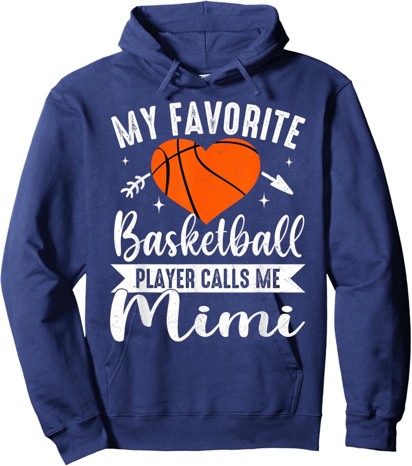 My Favorite Basketball Player Calls Me Mimi Team Sport Hoodie - Hoodie | Navy