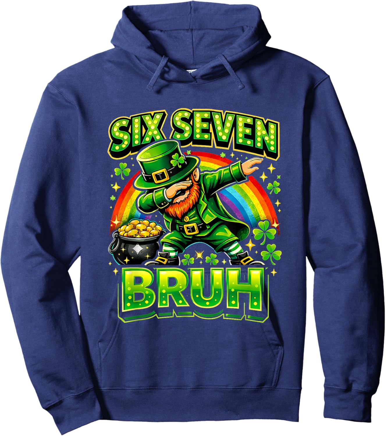 Funny St Patricks Day Squad Hoodie - Hoodie | Navy