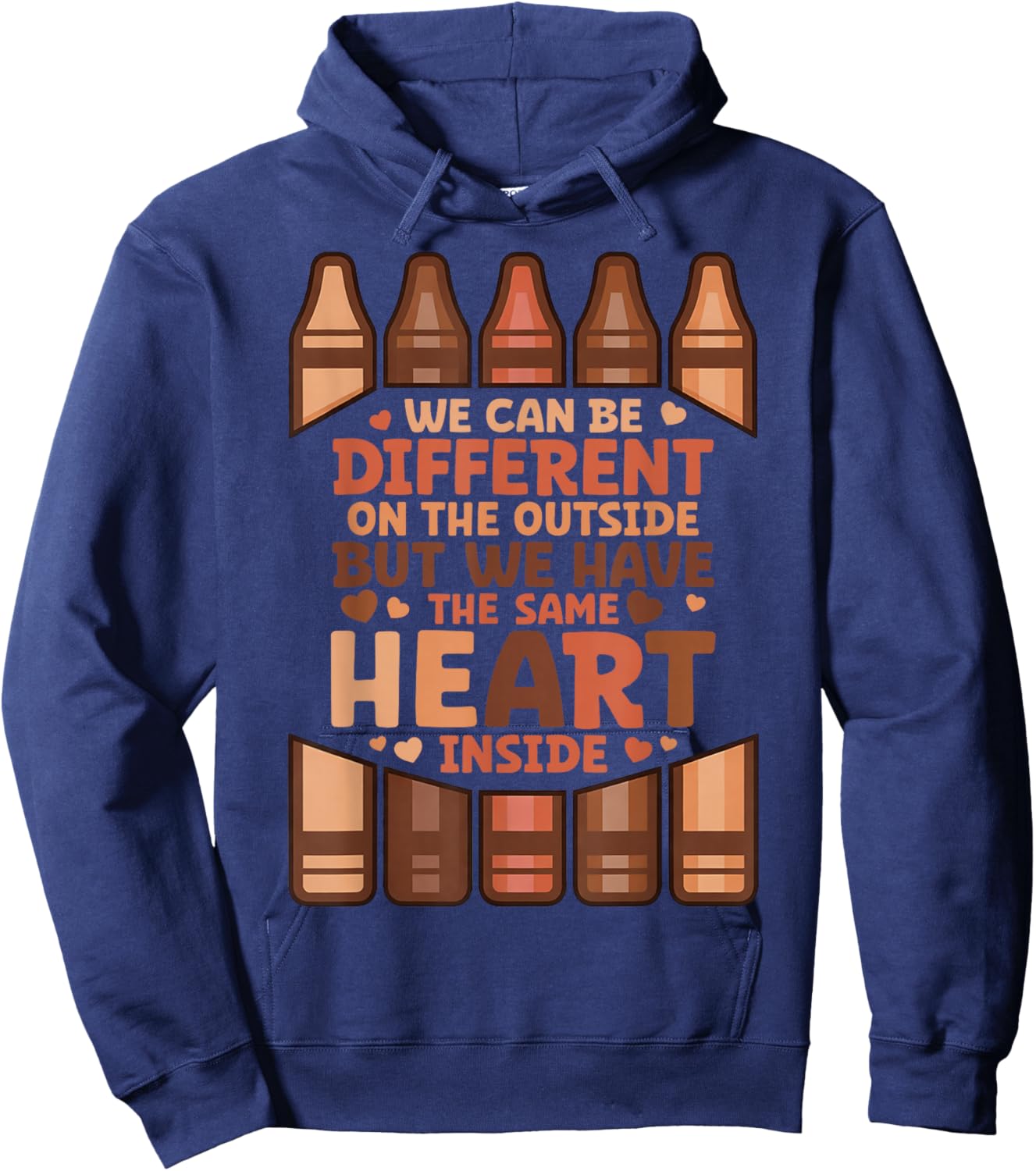 We Can Different On The Outside Black History Men Women Hoodie - Hoodie | Navy