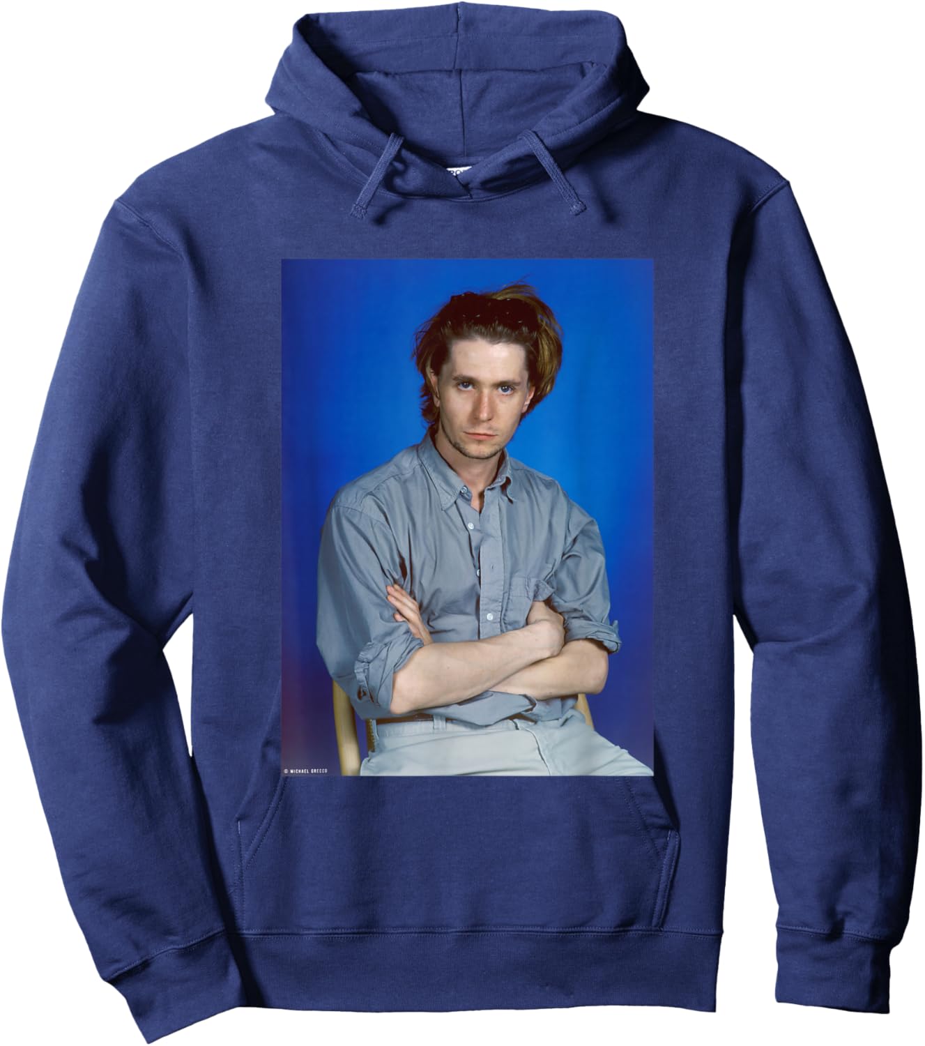 Gary Oldman Air Force One Dracula Actor by Michael Grecco Hoodie - Hoodie | Navy
