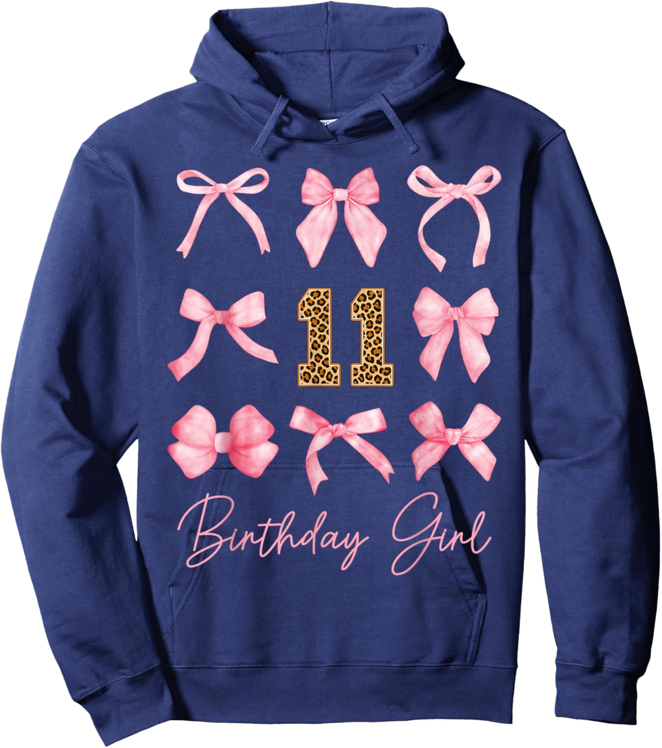 11 Year Old Party Hoodie - Hoodie | Navy