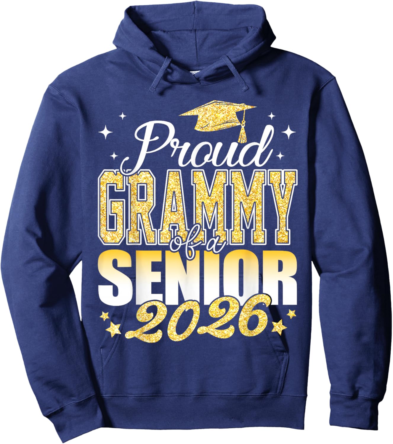 Proud Grammy of A Senior 2026 Class of 2026 Graduate Hoodie - Hoodie | Navy