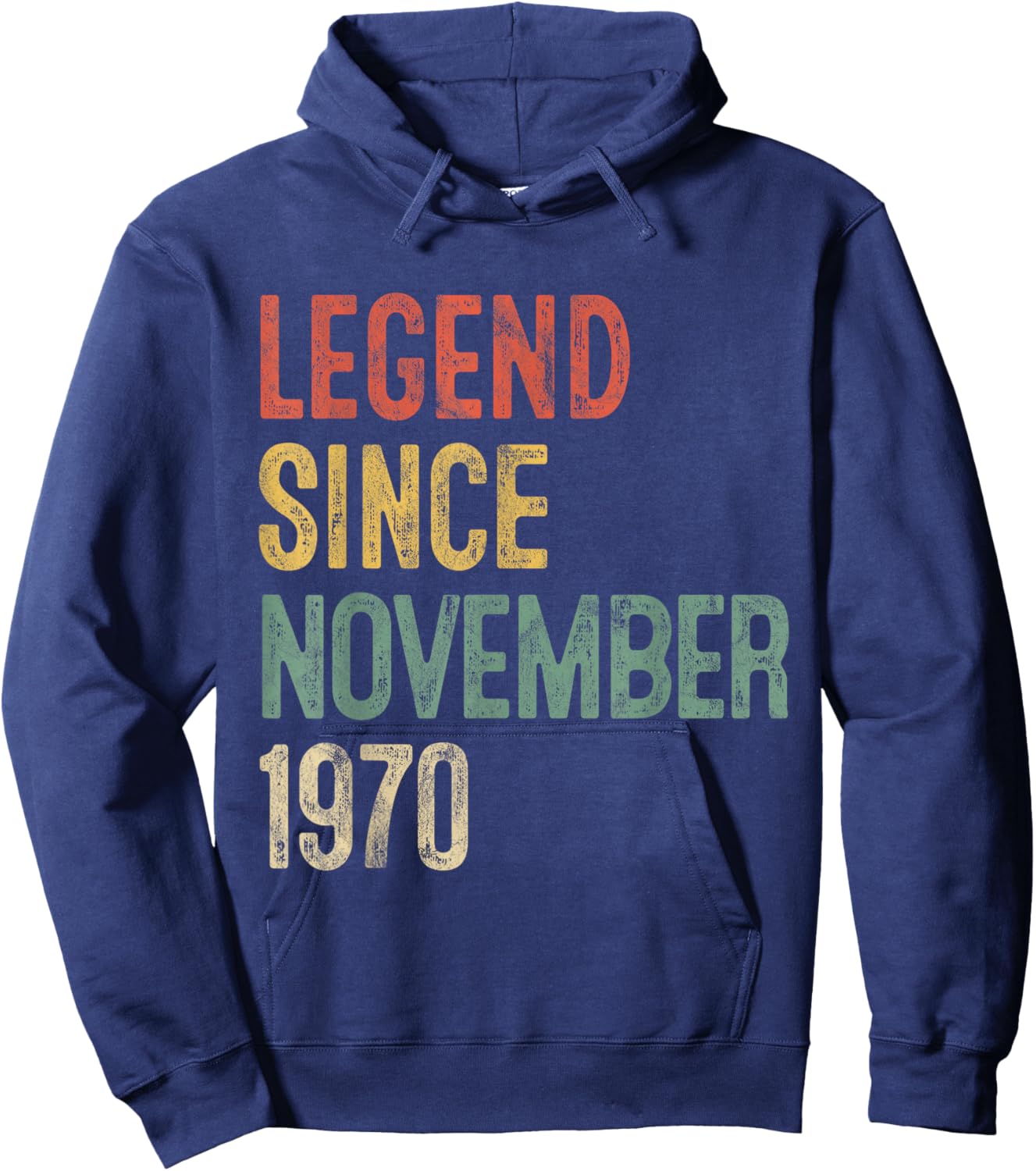Legend November 1970 55th Birthday Men Women 55 Year Old Hoodie - Hoodie | Navy