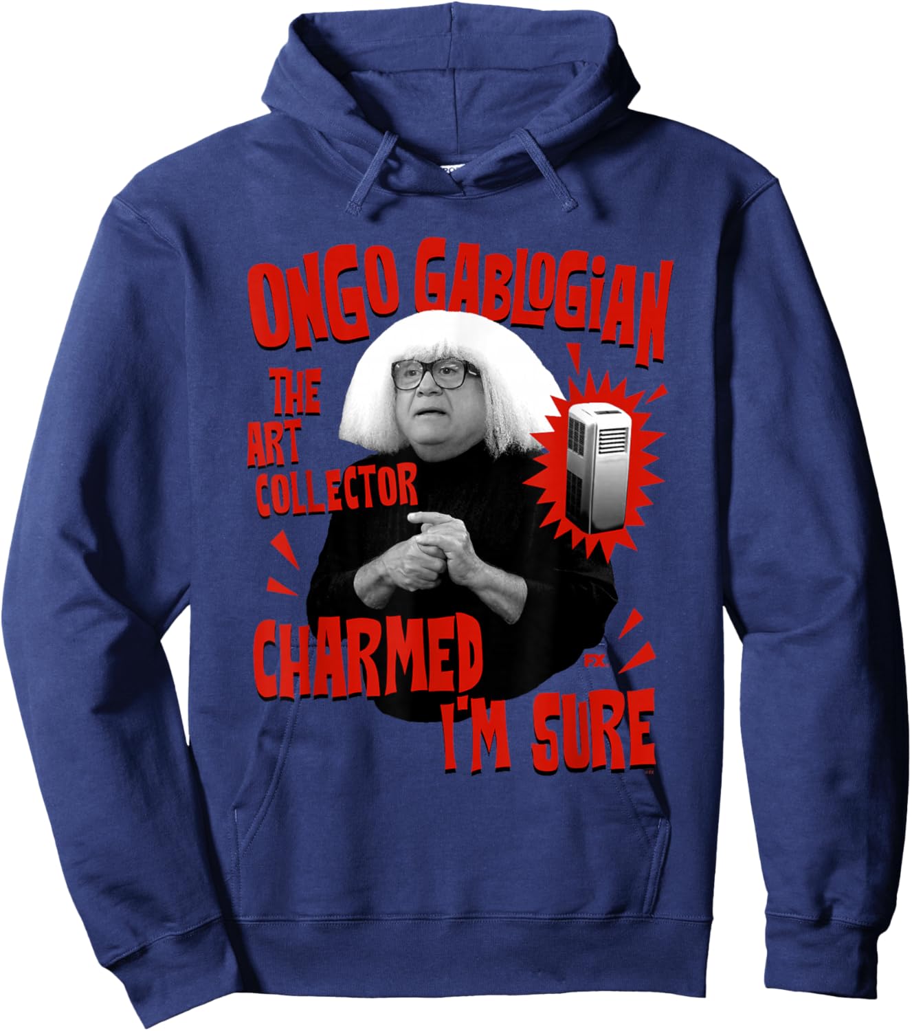 It's Always Sunny Ongo Gablogian Charmed I'm Sure TV Show Hoodie - Hoodie | Navy
