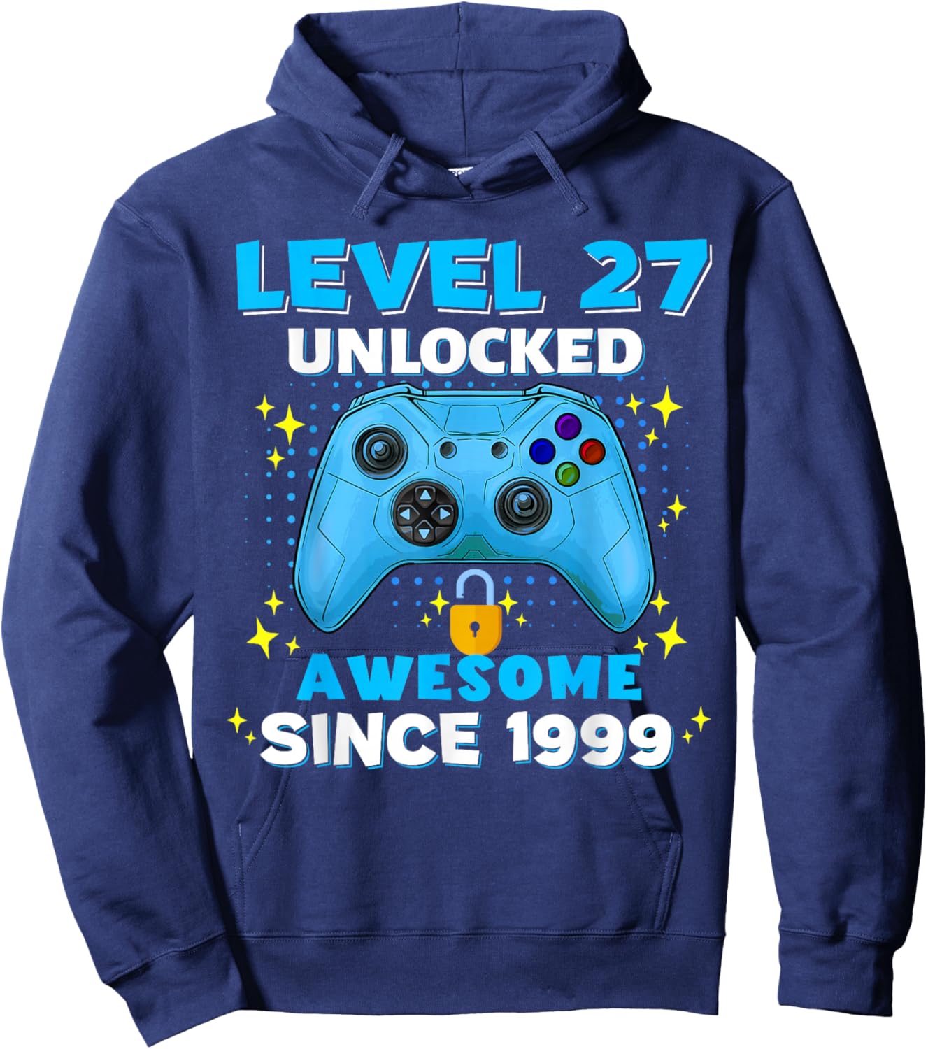 27th Birthday 27 Years Birthday Gifts Hoodie - Hoodie | Navy