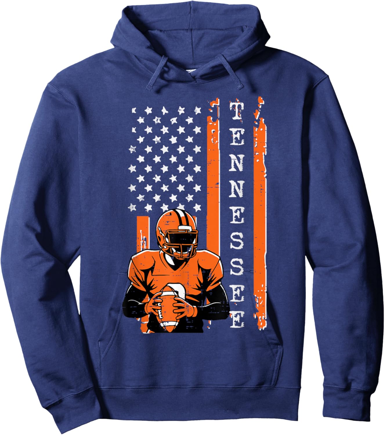 Tennessee US Flag Men Kids Boys Women Girls Youth Teen Hoodie - Hoodie | Navy