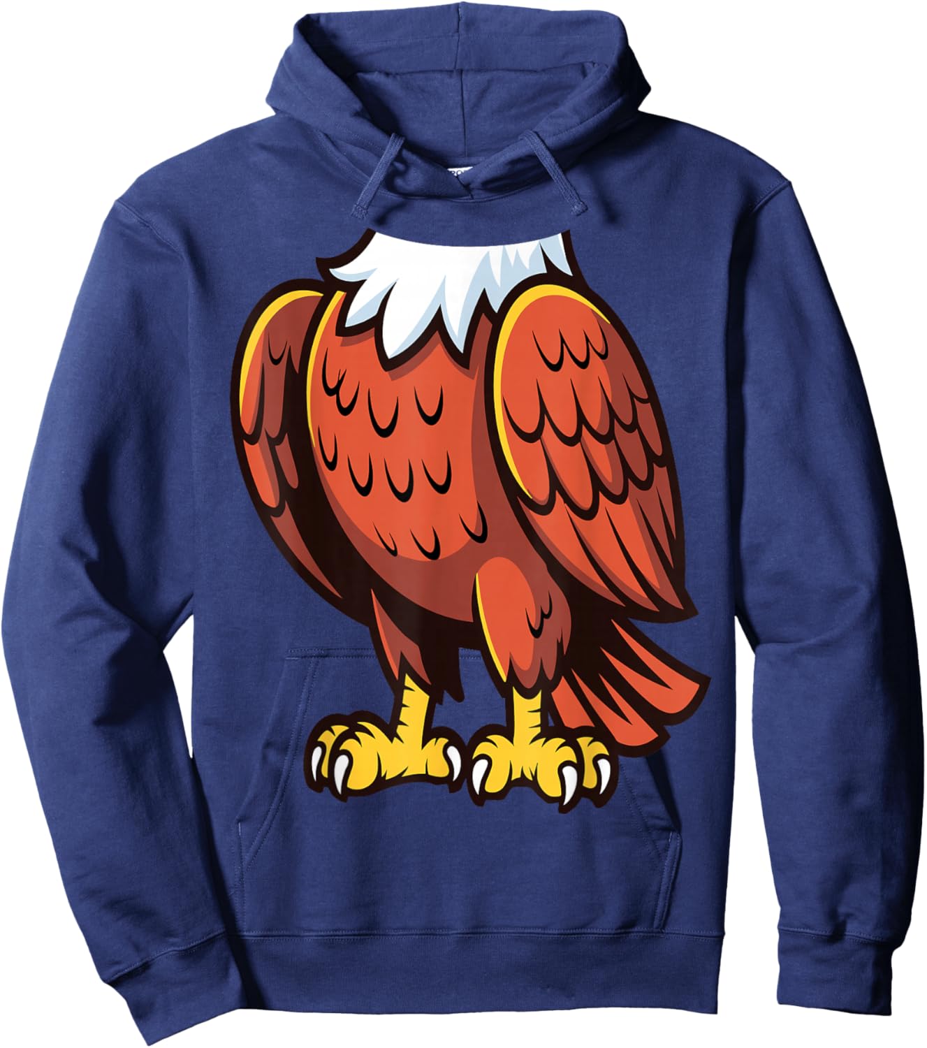 Eagle Shirt Adult Kids Men Women Body Bald Eagle Costume Hoodie - Hoodie | Navy
