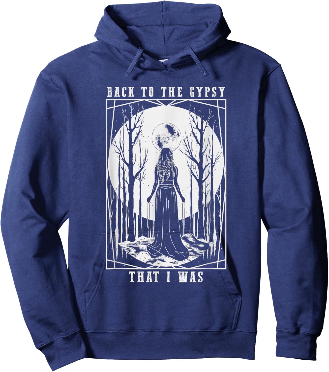 Back to The Gypsy That I was Hoodie - Hoodie | Navy
