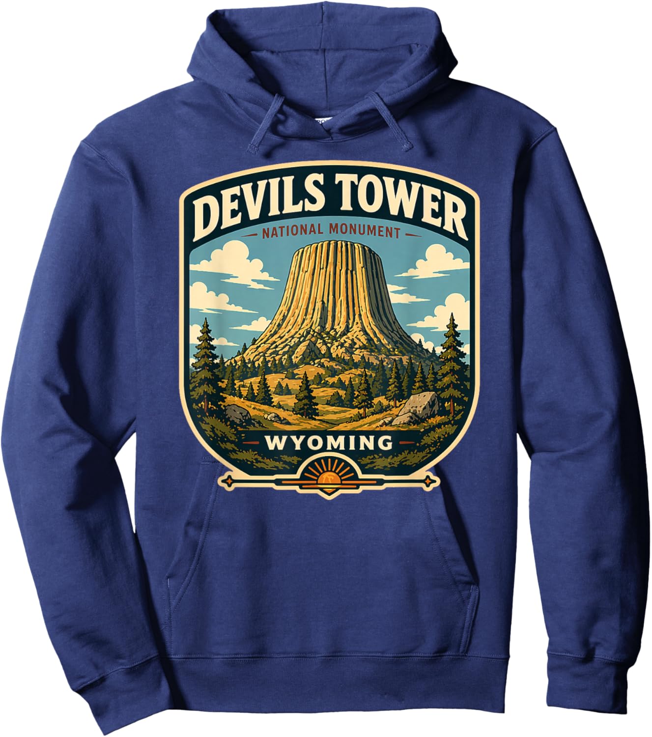 T-Shirt Hoodie - Hoodie | Navy