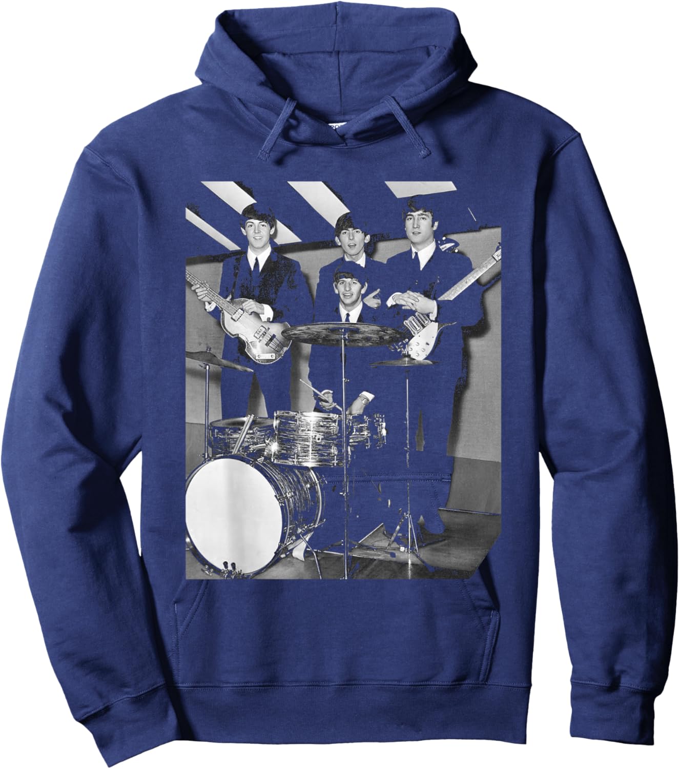 Paul George John & Ringo The Beatles Thank Your Luck Stars Hoodie - Hoodie | Navy