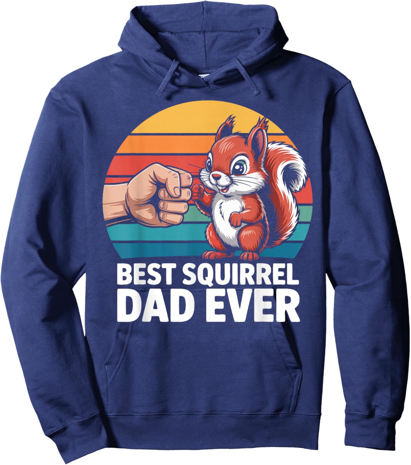 Best Squirrel Dad Squirrel Owner Pet Squirrel Lover Hoodie - Hoodie | Navy