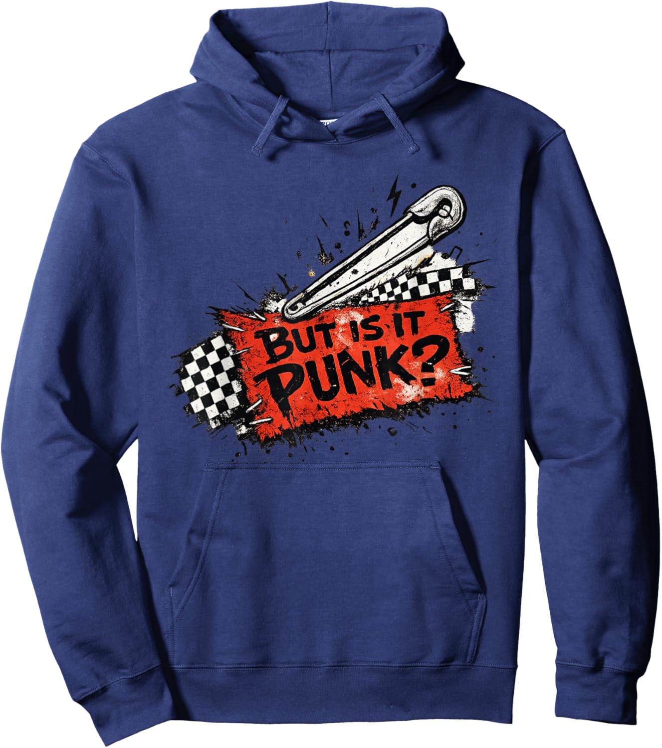 Art Punk Humor Hoodie - Hoodie | Navy