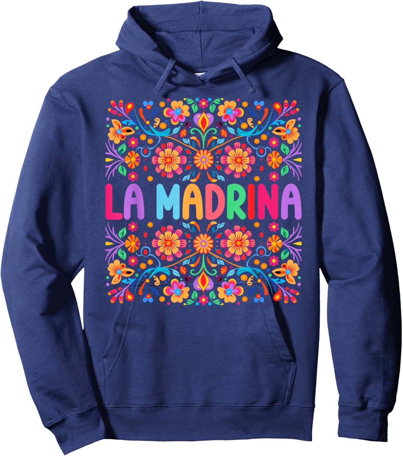 La Madrina Flowers La Madrina Proposal Spanish Godmother Hoodie - Hoodie | Navy