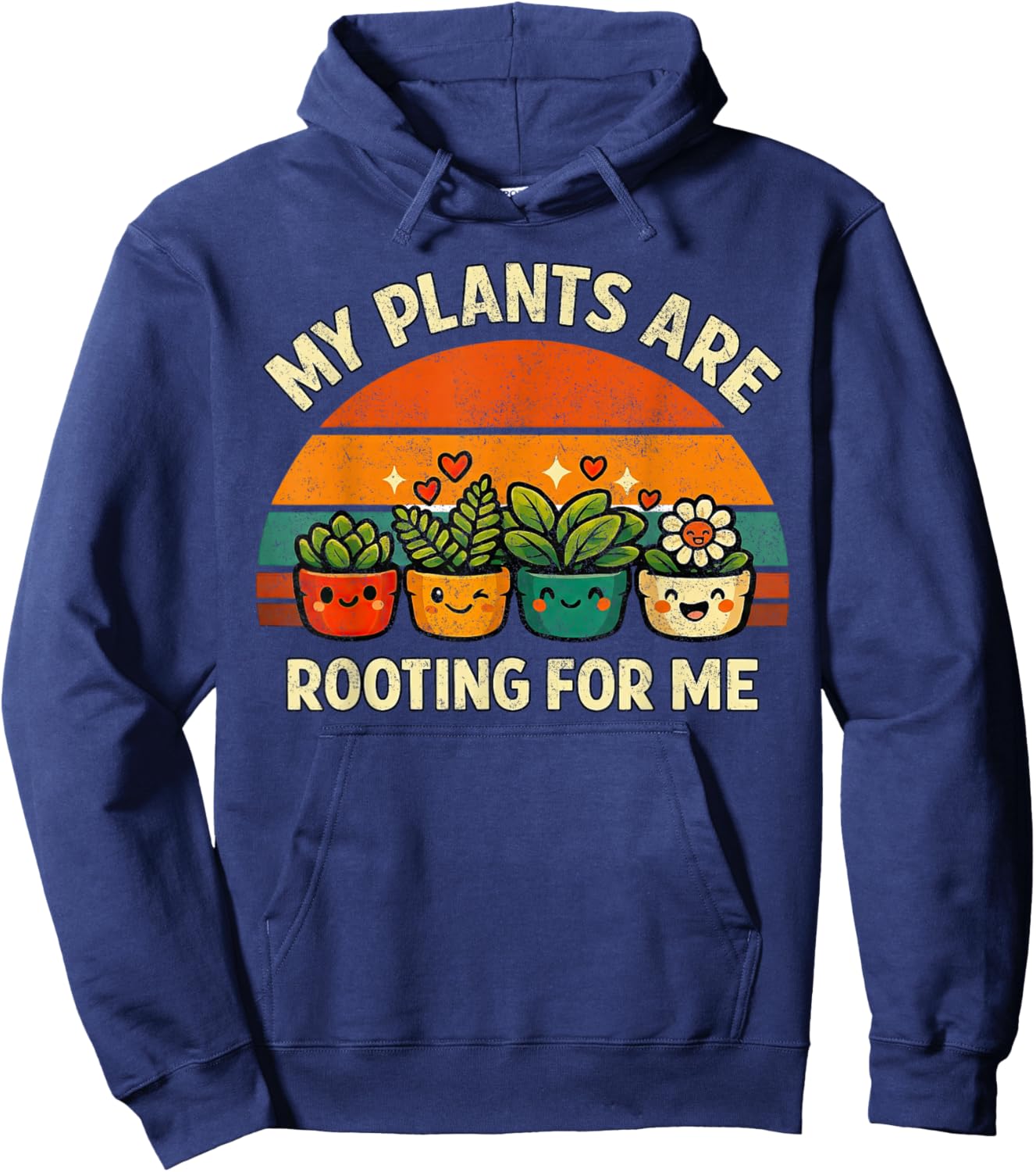 Funny Gardener Women Men My Plants Gardening Hoodie - Hoodie | Navy