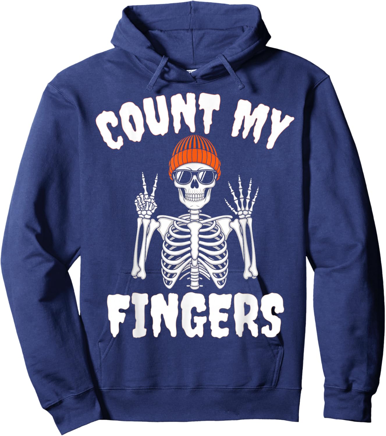 67 Halloween Skeleton Funny Brainrot Meme Kids Six Seven Hoodie - Hoodie | Navy