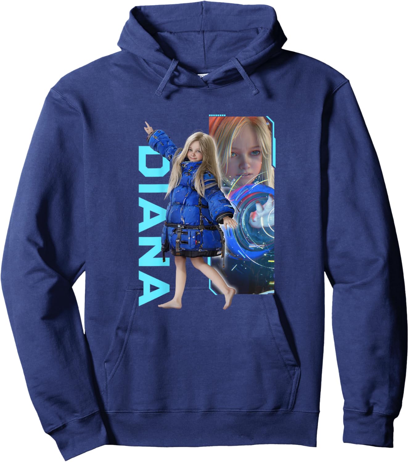 PRAGMATA Diana -BP Hoodie - Hoodie | Navy
