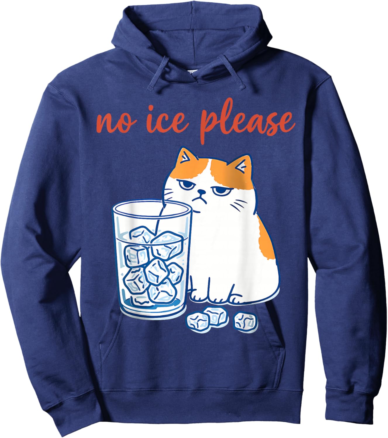 T-Shirt Hoodie - Hoodie | Navy