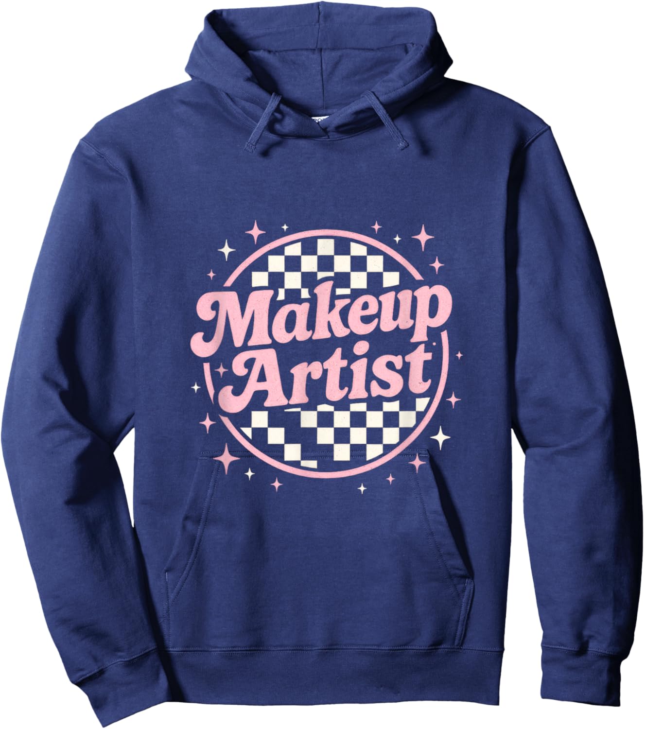 Makeup Artist - Vintage Retro Cosmetology MUA Hoodie - Hoodie | Navy