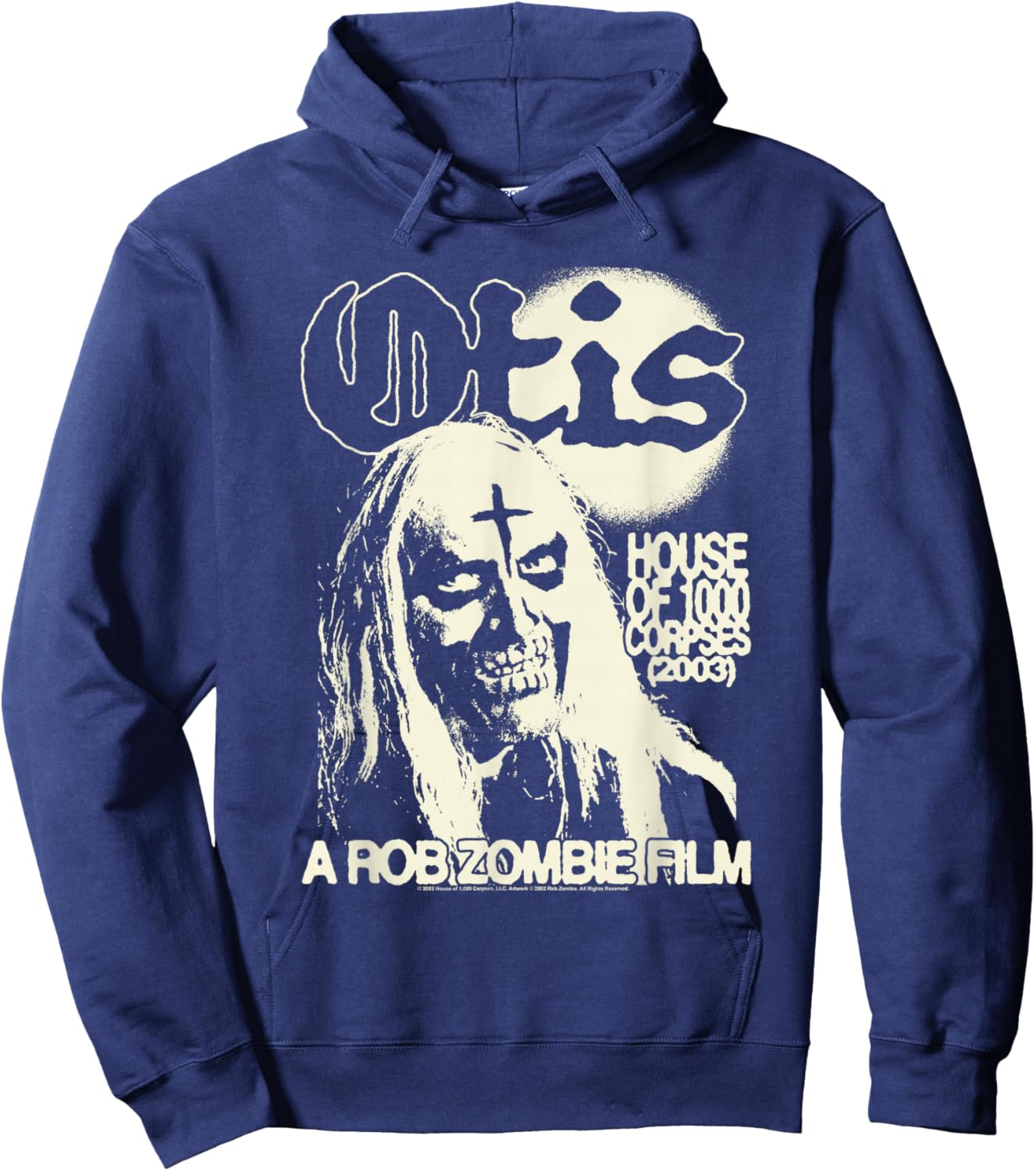 Otis Portrait Horror Movie Hoodie - Hoodie | Navy