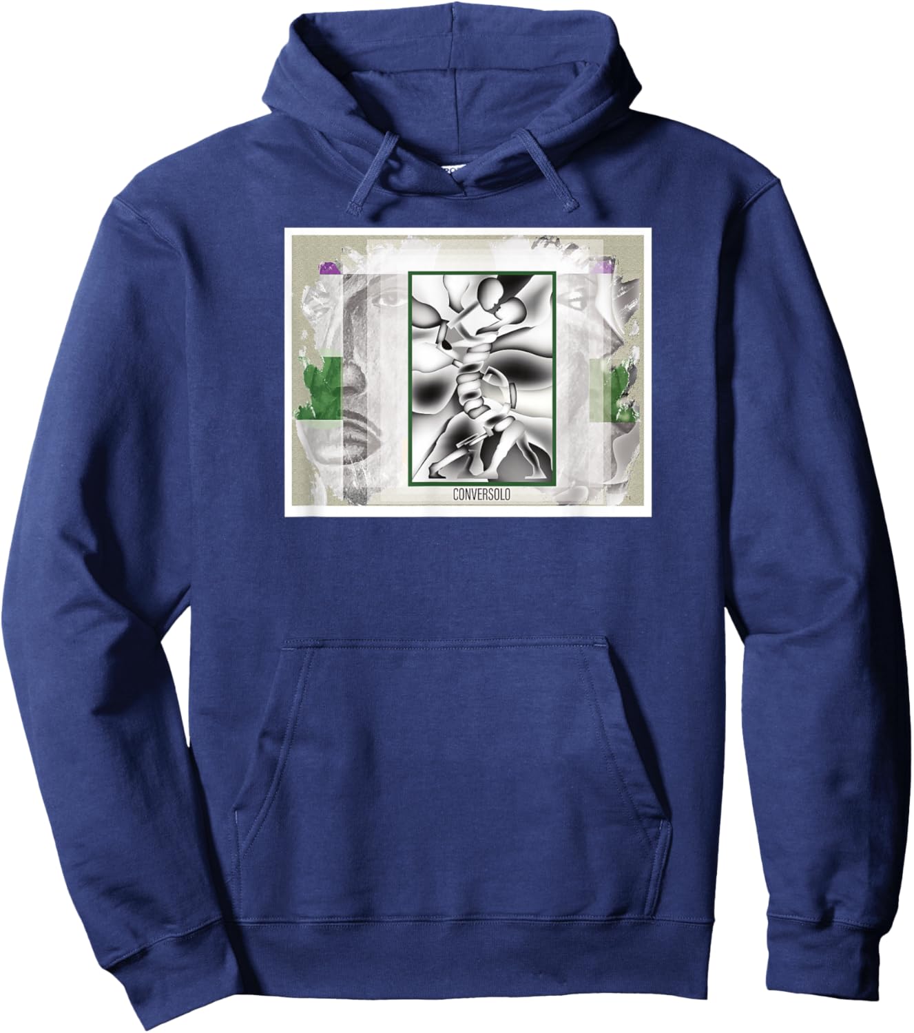 CONVERSOLO - Original Artwork Apparel, Color Wheel Edition Hoodie - Hoodie | Navy