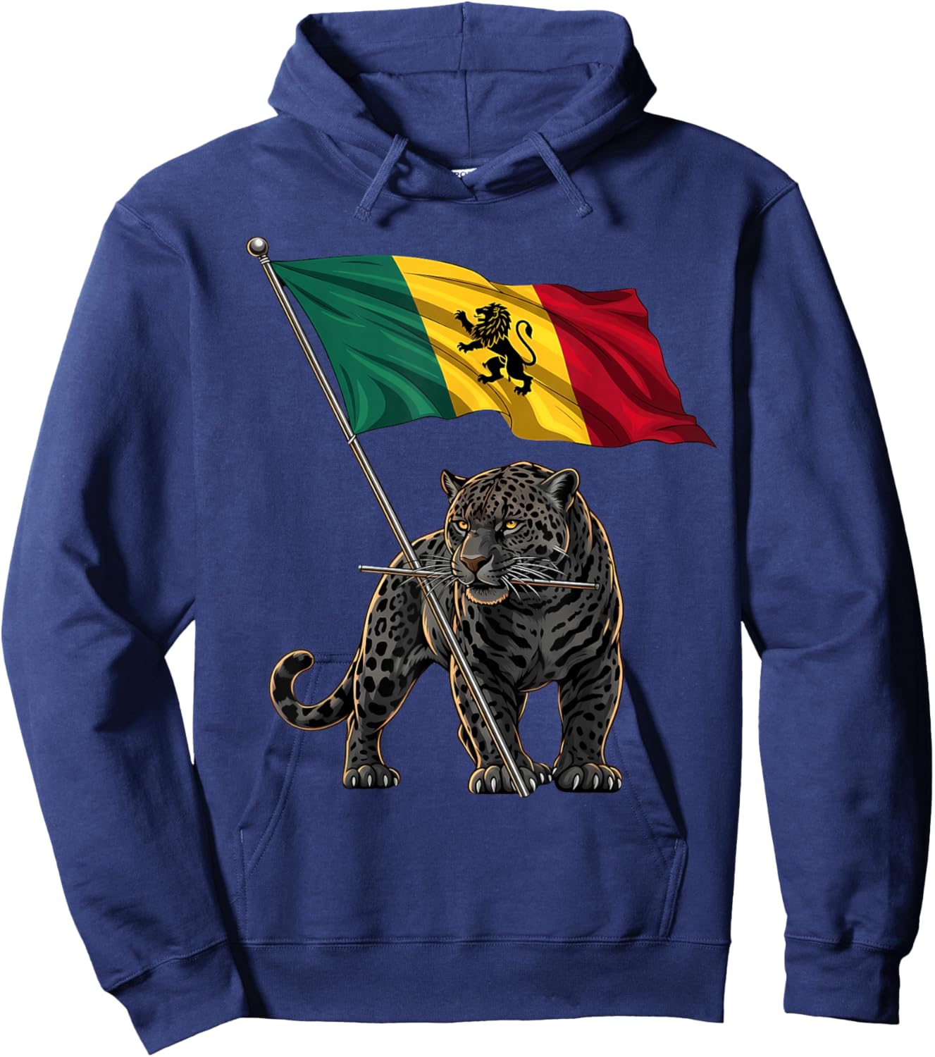 Rasta Reggae Music Rastafarian Roots Jamaican Rastafari Hoodie - Hoodie | Navy
